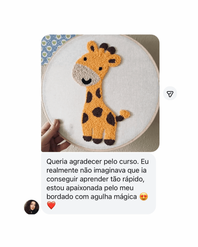 Depoimento de aluna