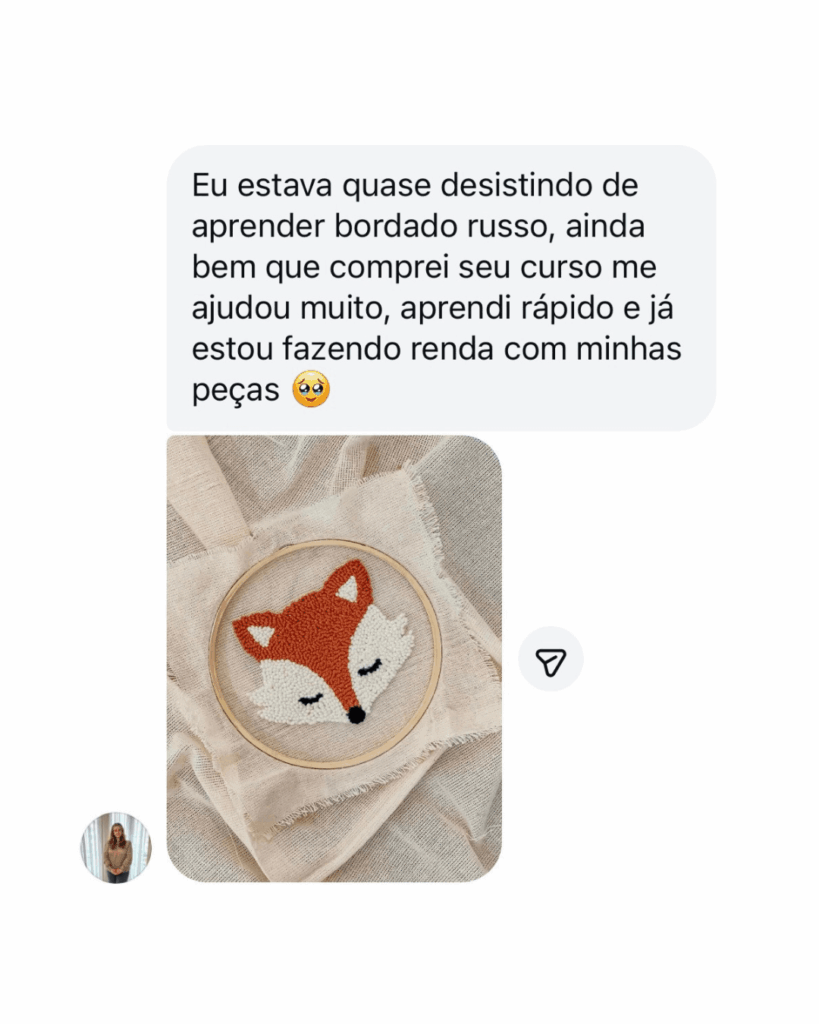 Depoimento de aluna